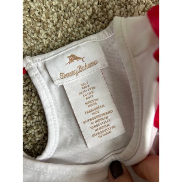 Little Girls size 7, Tommy Bahama Valentine Dress with Bracelets - Picture 4 of 5